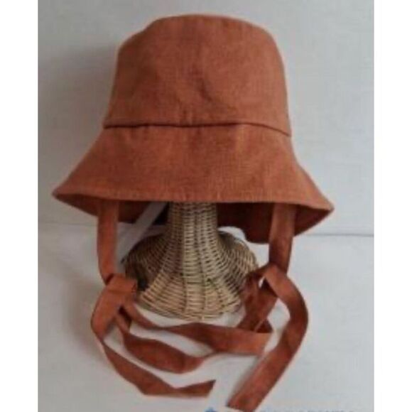 Eugenia Kim Ally Packable Asymmetric Bucket Hat 100% Linen main image 4
